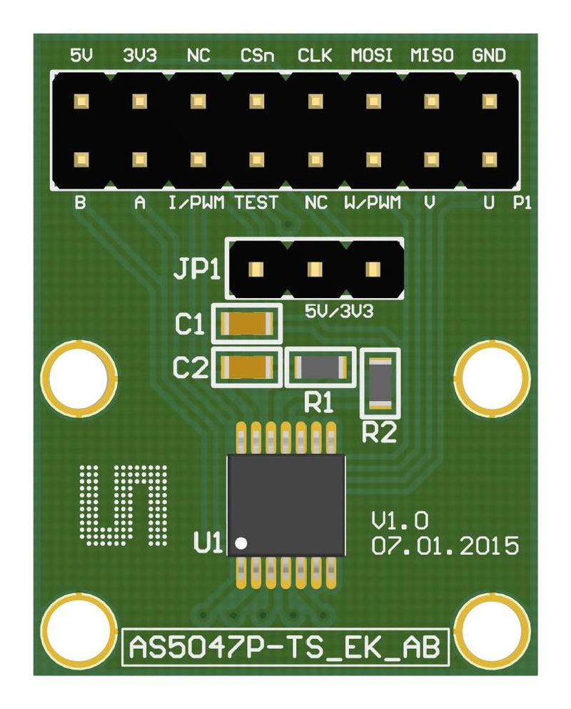 AMS OSRAM GROUP AS5047P-TS_EK_AB Adapter Board Kit, AS5047P, Magnetic Position Sensor