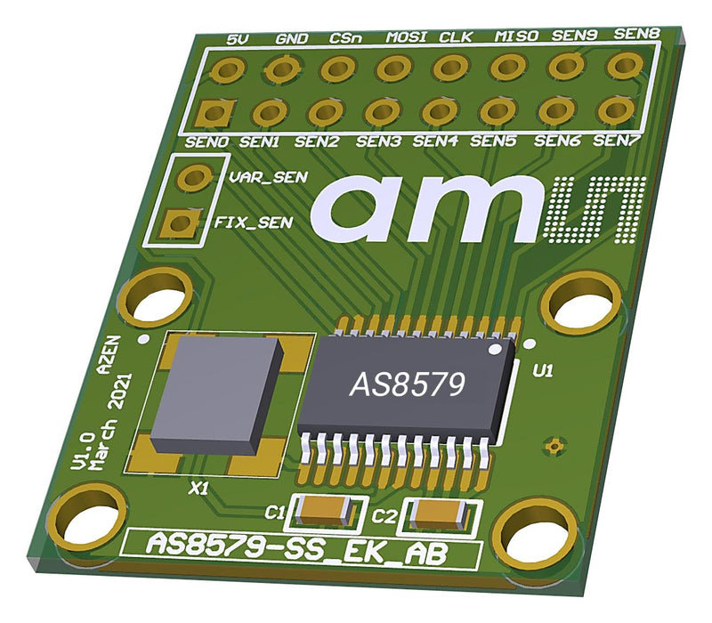 AMS OSRAM GROUP AS8579-SS_EK_AB Adapter Board Kit, AS8579, Capacitive Sensor