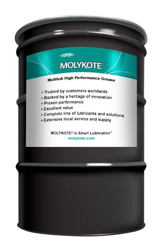 MOLYKOTE MOLYKOTE MULTILUB, 400G Mineral Grease, High Performance, Yellowish Beige, NLGI Grade 2, Cartridge, 400g