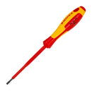 KNIPEX 98 20 35 Screwdriver, Slot, 3.5mm Tip, 202mm OAL, 100mm Blade, Chrome Vanadium Molybdenum Steel