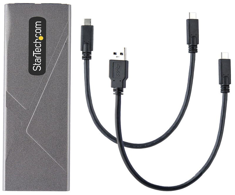 Startech M2-USB-C-NVME-SATA M2-USB-C-NVME-SATA Enclosure Tool-Free USB-C to M.2 SATA/NVMe SSD 10 Gbps USB Powered