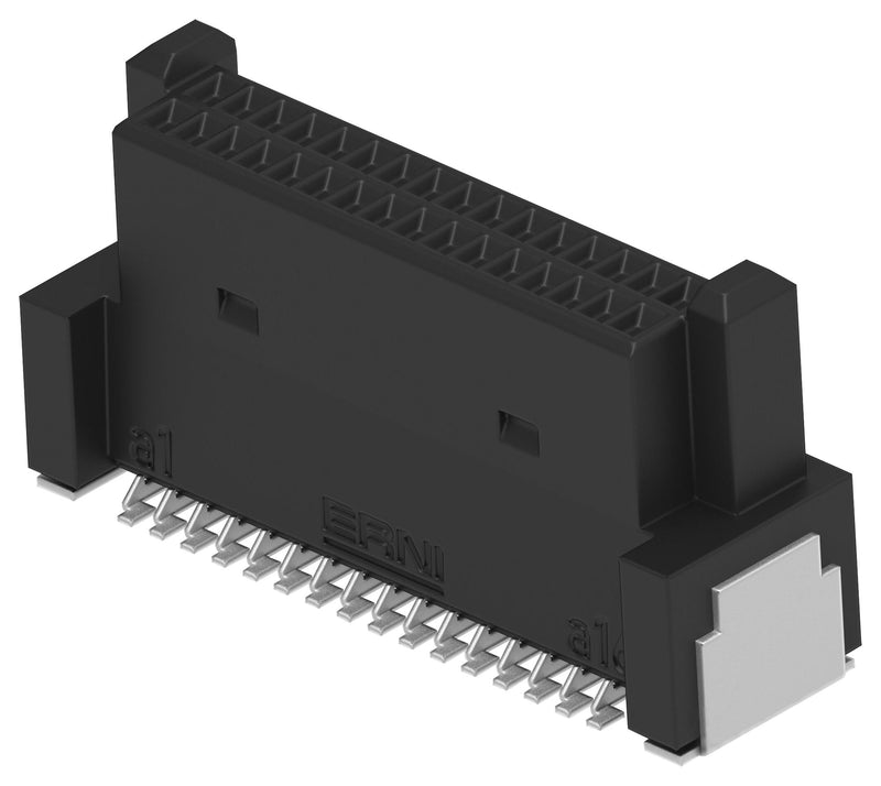 Erni - TE Connectivity 294028-E 294028-E PCB Receptacle Board-to-Board 0.8 mm 2 Rows 32 Contacts Surface Mount Straight New