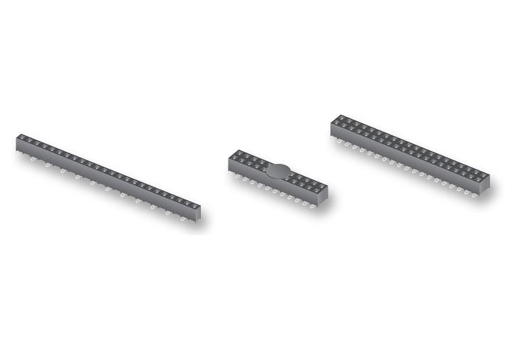 Samtec SMM-107-02-S-D-K-TR SMM-107-02-S-D-K-TR PCB Receptacle Board-to-Board Wire-to-Board 2 mm Rows 14 Contacts Surface Mount