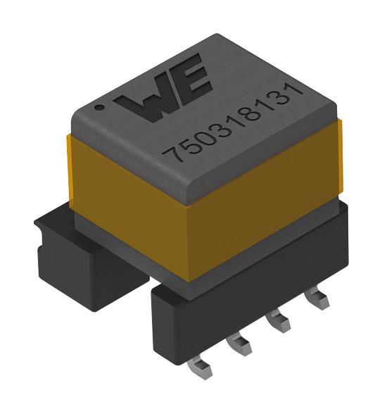 Wurth Elektronik 750318616 750318616 Gate Drive Transformer 1.2:2:1 10 &Acirc;&micro;H 0.26 ohm 4 kV Surface Mount -40 &deg;C New