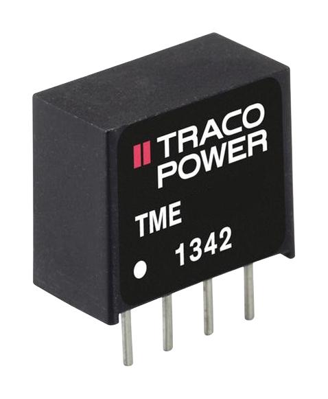 TRACO POWER TME 0503S Isolated Through Hole DC/DC Converter, 1:1, 1 W, 1 Output, 3.3 V, 260 mA