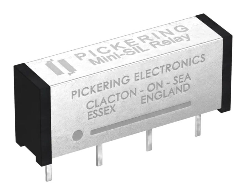 Pickering 107-1-A-5/4D 107-1-A-5/4D Reed Relay SPST-NO 5 V Mini-SIL 107 Series Through Hole 500 ohm mA