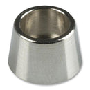 C&K COMPONENTS 702501201 Nut, Dress, Brass, Nickel Plated, 1/4-40 UNS