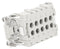 Multicomp PRO MP009566 Heavy Duty Connector MP-HE Inserts Insert 10+PE Contacts 10B Receptacle