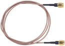 POMONA 4846-UU-60 COAXIAL CABLE, RG-178B/U, 60IN, BROWN