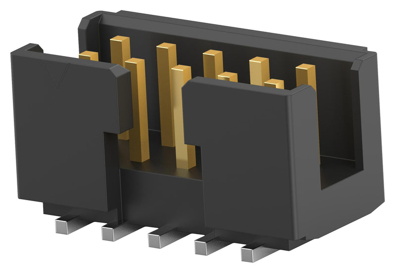 TE Connectivity 1-2373376-0 Pin Header Board-to-Board 2 mm Rows 10 Contacts Surface Mount Straight Ampmodu Series