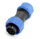 Multicomp PRO MP007622 MP007622 Circular Connector MP SY17 Cable Mount Plug 10 Contacts Solder Pin Bayonet