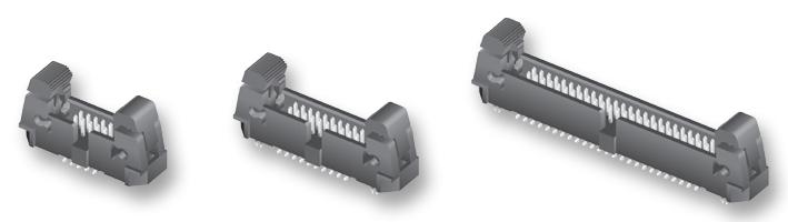 Samtec EHF-117-01-F-D Wire-To-Board Connector 1.27 mm 34 Contacts Header EHF Series Through Hole 2 Rows