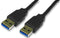 PRO Signal CAC250039 CAC250039 USB 3.0 A Male to Lead 1m Black