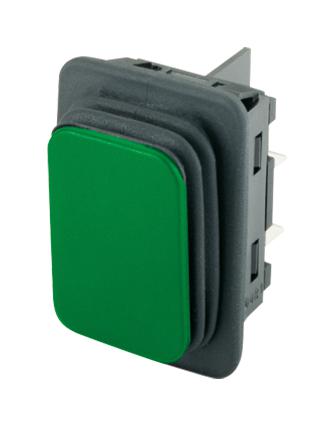 Marquardt 1935.3218 Rocker Switch DPST-NO Illuminated Panel Mount Green 1930 Series New