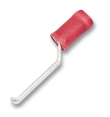 TE Connectivity 154708 154708 Blade Terminal Pidg 22AWG to 16AWG 1.42 mm&Acirc;&sup2; Red PVC (Polyvinylchloride) 3.05mm x 0.79mm