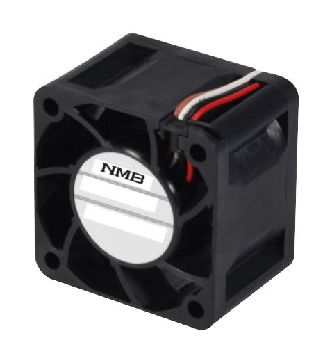 NMB Technologies 04028DA-12T-AK-H0 DC Axial Fan 12 V Square 40 mm 28 Ball Bearing 36 CFM