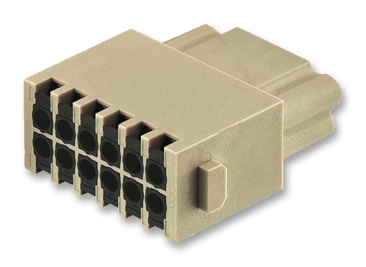 Harting 09 14 012 2732 Heavy Duty Connector Insert 12+PE Han-Quick Lock&laquo; Han-Modular DD Series 12 Contacts 2 Row