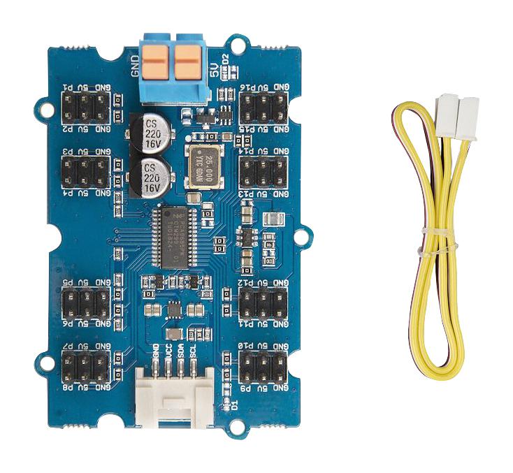 Seeed Studio 108020102 PWM Driver Board With Cable 16 Channel Arduino