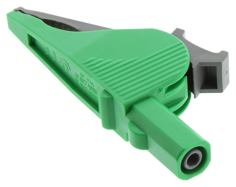 CAL Test Electronics CT3251-5 Insulated Alligator Clip EX-LARGE (ELEPHANT CLIP) Green 02AH5936