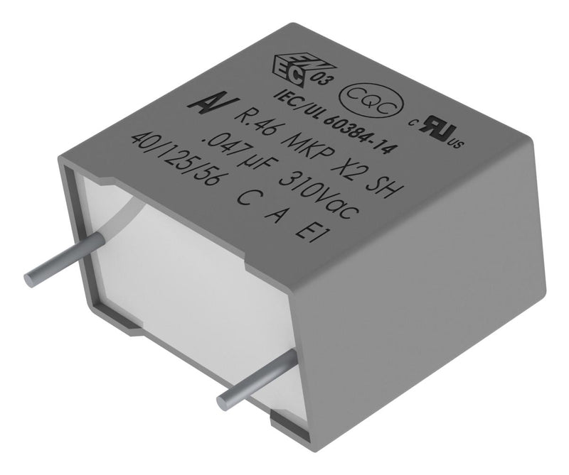 Kemet R463N333050H7K Safety Capacitor Metallized PP Radial Box - 2 Pin 0.33 &Acirc;&micro;F &plusmn; 10% X2 Through Hole