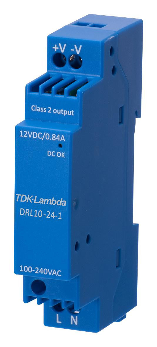 TDK-LAMBDA DRL10-12-1 POWER SUPPLY, AC-DC, 12V, 0.84A