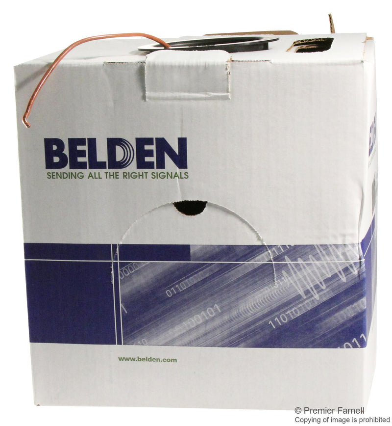 BELDEN 9770 001U500 SHIELDED MULTICONDUCTOR CABLE, 3 CONDUCTOR, 22AWG, 500FT, 300V