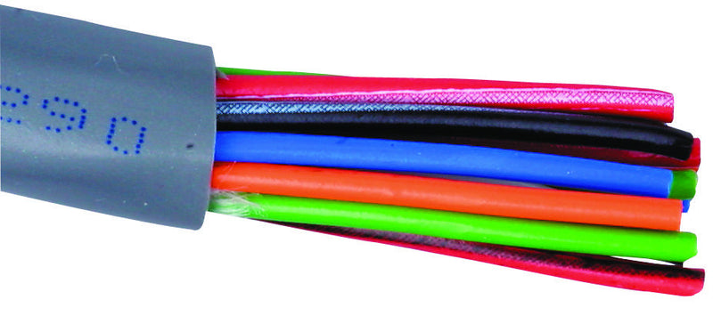 BELDEN 8466 060100 UNSHIELDED MULTICONDUCTOR CABLE, 12 CONDUCTOR, 18AWG, 100FT, 300V