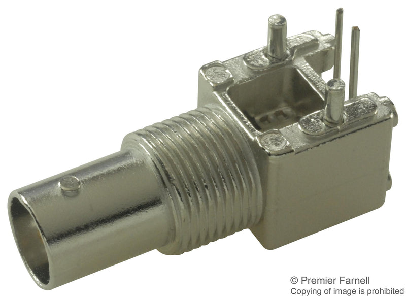 AMPHENOL RF 31-5637 RF/COAXIAL BNC BULKHEAD JACK R/A 50 OHM SOLDER