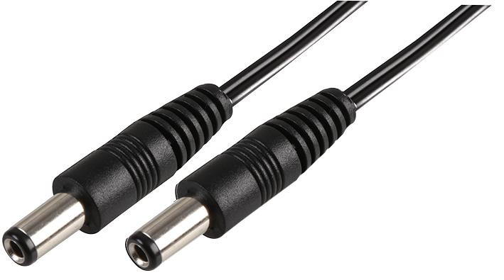 PRO Power PPW00032 Barrel Cord 2.5mm DC Plug 9.84 ft 3 m Black