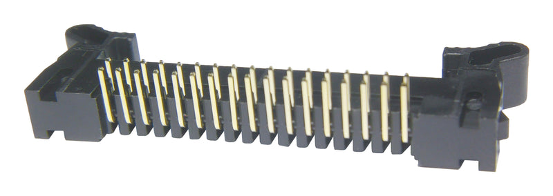 Multicomp PRO MP008672 Pin Header Wire-to-Board 2 mm Rows 34 Contacts Through Hole Right Angle MCP 2MM RA