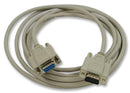 Axicom - TE Connectivity CSNULL9MF-10A Null Modem Cable DB9 Male / Female 10FT Grey