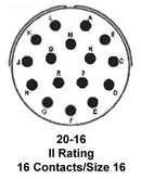 Amphenol Industrial PT06A-20-16P PT06A-20-16P Circular Connector Plug Size 20 16POS Cable