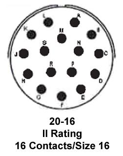 Amphenol Industrial PT06A-20-16P PT06A-20-16P Circular Connector Plug Size 20 16POS Cable