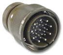 ITT Cannon CA3106F22-20SWB CA3106F22-20SWB Circular Connector CA-B Series Straight Plug 9 Contacts Solder Socket Reverse Bayonet 22-20