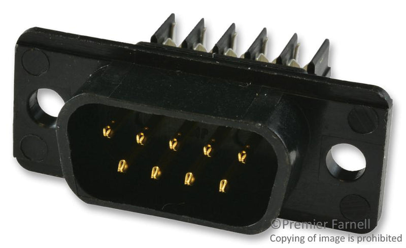 AMP - TE CONNECTIVITY 745203-9 D SUB CONNECTOR, STANDARD, 9 POSITION, PLUG