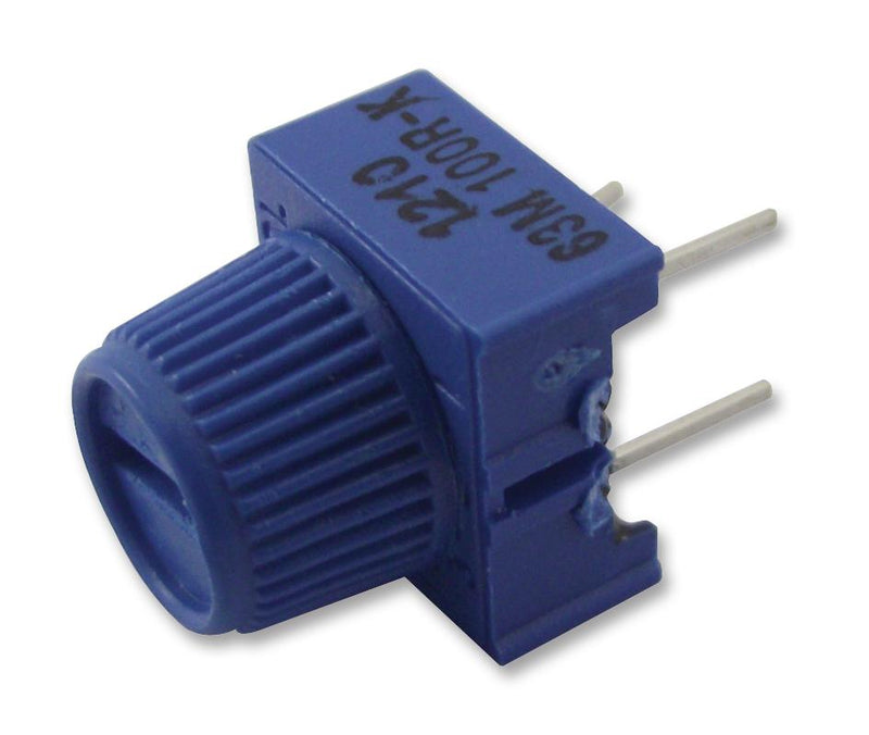 VISHAY M63M105KB30T607 Trimmer Potentiometer, 1 Mohm, 500 mW, &plusmn; 10%, 63M Series, 1 Turns, Through Hole