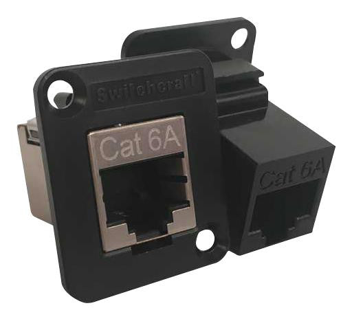 SWITCHCRAFT/CONXALL EHRJ45P6AS IN-LINE ADAPTER, SHLD, RJ45, JACK, 8P8C