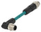 TE Connectivity TAD2483A201-300 Sensor Cable D-Code M12 Plug 90&deg; 4 Positions 30 m 98.4 ft