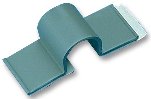 Panduit A2C25-A-C8 A2C25-A-C8 Fastener C Clip Dual Pad Adhesive Backed Cable Clamp PVC (Polyvinylchloride) Grey 36.3 mm