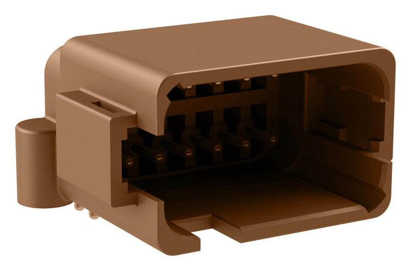 Amphenol SINE/TUCHEL ATF13-12PD-BM13 ATF13-12PD-BM13 Automotive Connector Boardlock AT Series Right Angle Receptacle 12 Contacts PCB Pin