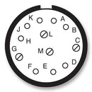Amphenol LTD D38999/26FD97SA D38999/26FD97SA Circular Connector MIL-DTL-38999 Series III Straight Plug 12 Contacts Crimp Socket Threaded