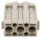 Multicomp PRO MP009497 Heavy Duty Connector MP-HM Inserts Module 7 Contacts Plug Crimp Pin - Not Supplied