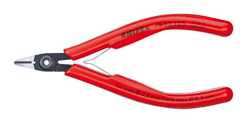 Knipex 75 52 125 Cutter Precision mm Diagonal 0.8 64 &deg;