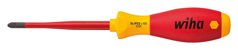 Wiha 36330 Screwdriver SL/PZ2 PZ2 218 mm 100 Softfinish Series