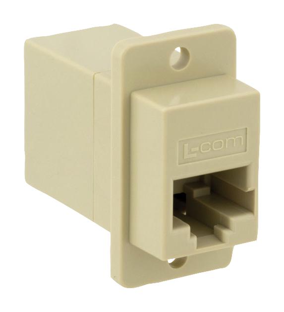 L-COM ECF5048SK-IV In-Line Adapter RJ45 Adaptor Jack 8 Ways New