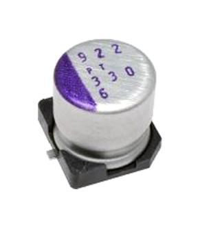 Panasonic 6SVPT330M Polymer Aluminium Electrolytic Capacitor 330 &micro;F 6.3 V Radial Can - SMD OS-CON Svpt Series New