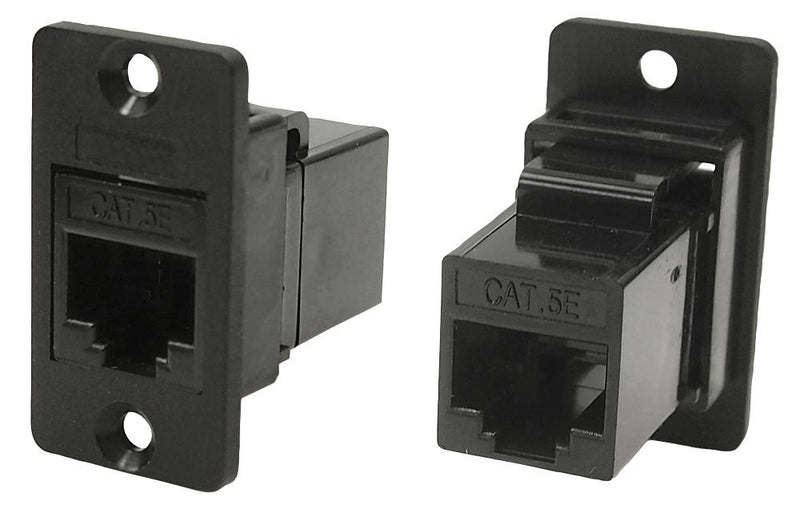 Cliff Electronic Components CP30620 In-Line Adapter RJ45 Adaptor Slim Feedthrough Jack 8 Ways