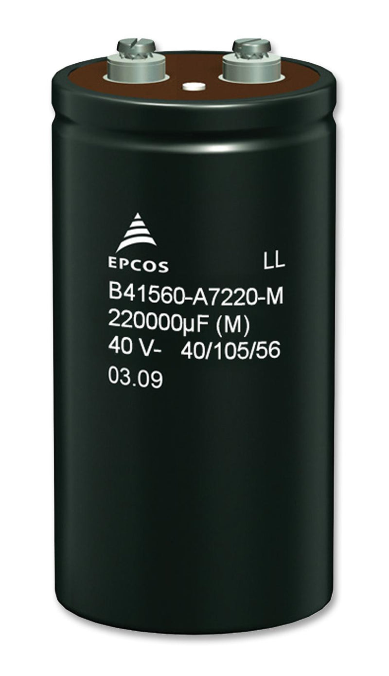 Epcos B43705A5108M000 Electrolytic Capacitor 1000 &micro;F 450 V B43705 Series &plusmn; 20% Screw 12000 Hours @ 85&deg;C