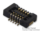 HIROSE(HRS) DF37NB-10DS-0.4V(51) Mezzanine Connector Receptacle 0.4 mm 2 Rows 10 Contacts Surface Mount Phosphor Bronze