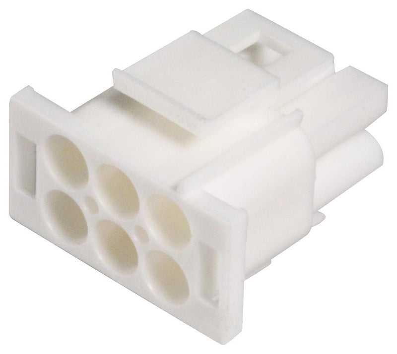 AMP - TE Connectivity 350715-4 Connector Housing Universal MATE-N-LOK Plug 6 Ways 6.35 mm